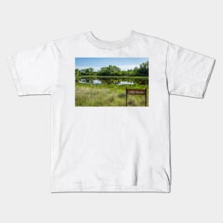 Little Marsh at Salt Plains National Wildlife Refuge Kids T-Shirt